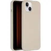 Accezz Coque Liquid Silicone Apple iPhone 15 Plus - Stone