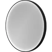 Balmani Secret Black miroir rond noir lumineux et anti-buée Ø 70 cm