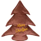 Designed By Lotte Conçu par Lotte : jouet pour chien « Sapin de Noël » en velours rose