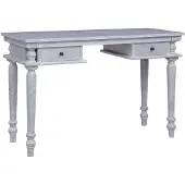 vidaXL Bureau 115x50x78 cm bois massif acajou