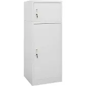 vidaXL Armoire de selle gris clair 53x53x140 cm acier