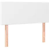 vidaXL Tête de lit blanc 90x5x78/88 cm similicuir
