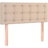 vidaXL Tête de lit cappuccino brun 90x5x78/88 cm similicuir