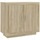 vidaXL Sideboard chêne Sonoma 80x40x75 cm bois composite
