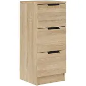 vidaXL Sideboard Chêne Sonoma 30x30x70 cm Matériau dérivé du bois
