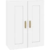 vidaXL Armoire murale blanc 69,5x32,5x90 cm bois d'ingénierie