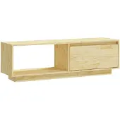 vidaXL Armoire TV 110x30x33,5 cm pin massif