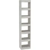 vidaXL Bibliothèque/Séparateur de pièce Gris béton 40x30x198 cm