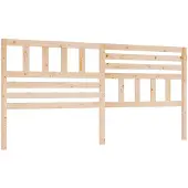 vidaXL Tête de lit 206x4x100 cm pin massif