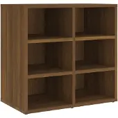vidaXL Armoire à chaussures Chêne marron 52,5x30x50 cm