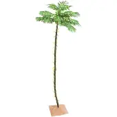 vidaXL Palmier à LED 192 LED Blanc chaud 300 cm