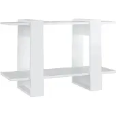 vidaXL Bibliothèque/Séparateur de pièce Blanc brillant 80x30x51 cm