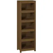 vidaXL Bibliothèque Marron miel 50x35x154 cm Bois de pin massif