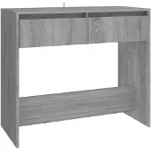 vidaXL Table console sonoma gris 89x41x76,5 cm bois d'ingénierie