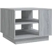 vidaXL Table basse Gris Sonoma 55x55x43 cm Bois composite