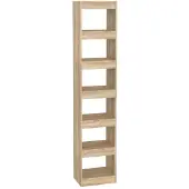 vidaXL Bibliothèque/Séparateur de pièce Chêne Sonoma 40x30x198 cm