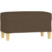 vidaXL Banc Marron 70x35x41 cm Tissu