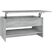 vidaXL Table basse Gris Sonoma 80x50x40 cm Bois composite