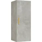 vidaXL Armoire murale Gris béton 34,5x34x90 cm Bois d'ingénierie