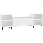 vidaXL Armoire TV Blanc 160x35x55 cm Bois composite