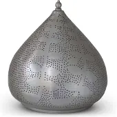 Safaary Lampe de table Drop Filigree Mirati Nickel Gold Ø 30 x 31cm