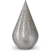 Safaary Lampe à poser orientale Nickel Gold Zarja Ø 30 x 54cm