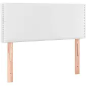 vidaXL Tête de lit blanc 100x5x78/88 cm similicuir