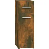 vidaXL Armoire d'apothicaire Chêne fumé 20x45,5x60cm Bois d'ingénierie