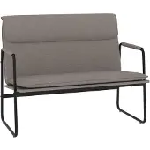 vidaXL Banc Taupe 100x64x80 cm Tissu