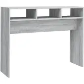 vidaXL Table console Sonoma gris 105x30x80 cm Bois d'ingénierie