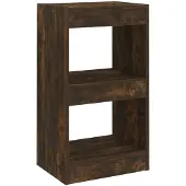 vidaXL Bibliothèque/Séparateur de pièce Chêne fumé 40x30x72 cm
