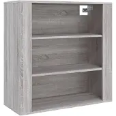 vidaXL Armoire murale Sonoma gris 80x33x80 cm Bois d'ingénierie