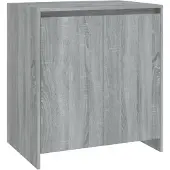 vidaXL Sideboard Gris Sonoma 70x41x75 cm Bois composite