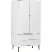vidaXL Armoire MOLDE Blanc 90x55x175 cm Pin massif