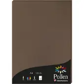 Pollen Etui de 50 feuilles A4 Marron Taupé 120g