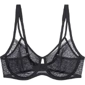Triumph Signature Sheer W01 Soutien-gorge minimiseur Maintien sûr sans pression, Dos large pour plus de confort, Détail discret en trou de serrure à l'entrejambe