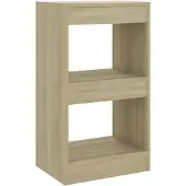vidaXL Bibliothèque/Séparateur de pièce Chêne Sonoma 40x30x72 cm