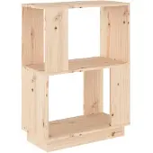 vidaXL Bibliothèque/Séparateur de pièce 51x25x70 cm Bois de pin solide