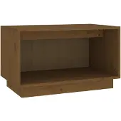 vidaXL Armoire TV brun miel 60x35x35 cm pin massif