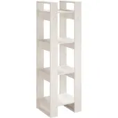 vidaXL Bibliothèque/Séparateur de pièce Blanc 41x35x125 cm Pin solide