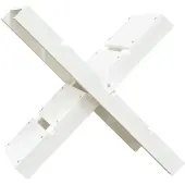 vidaXL Porte-bûches blanc 47x39,5x48 cm Pin massif