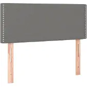 vidaXL Tête de lit gris foncé 100x5x78/88 cm Tissu