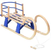 vidaXL Luge pliante avec dossier 110 cm contreplaqué