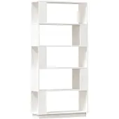 vidaXL Bibliothèque/Séparateur de pièce Blanc 80x25x163,5cm Pin massif