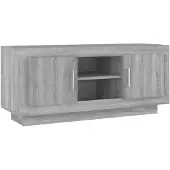 vidaXL Armoire TV Gris Sonoma 102x35x45 cm Bois composite
