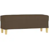 vidaXL Banc Marron 100x35x41 cm Tissu