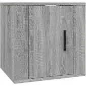 vidaXL Armoire TV murale Gris Sonoma 40x34,5x40 cm