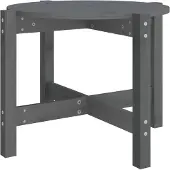 vidaXL Table basse Gris à62,5x45 cm Pin massif
