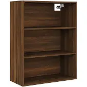 vidaXL Armoire suspendue brun imitation chêne 69,5x32,5x90 cm