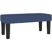 vidaXL Banc Bleu 70x30x30 cm Tissu